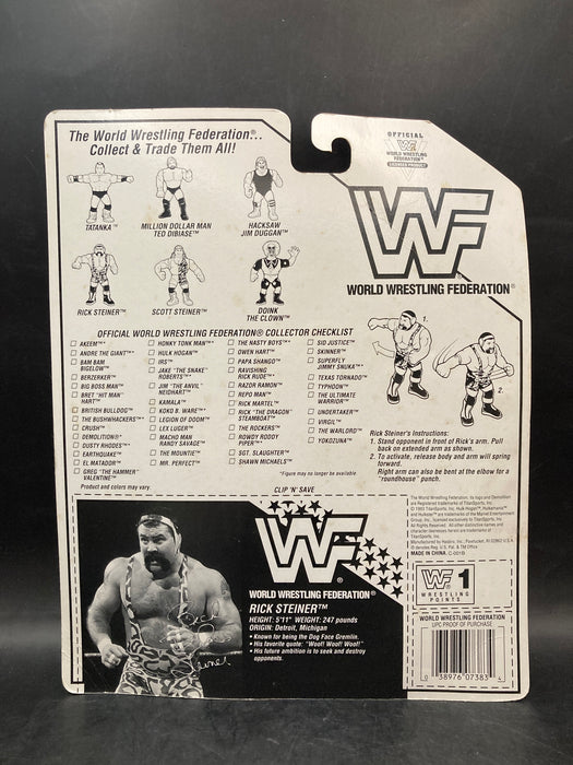 Hasbro WWF Rick Steiner Purple Card