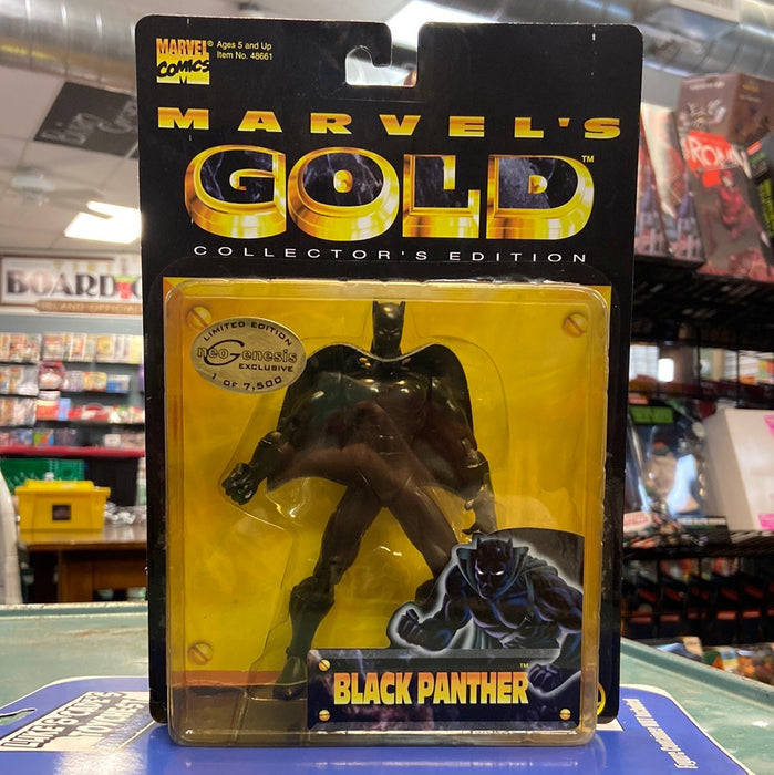 Toybiz Marvel's Gold Black Panther
