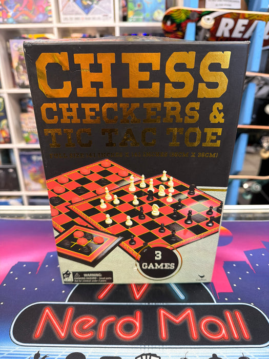 Chess Checkers & Tic Tac Toe
