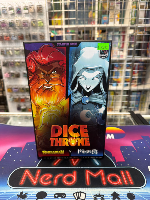 Dice Throne Barbarian VS Moon Elf