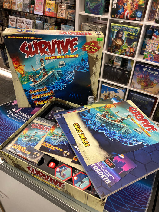 Survive Escape from Atlantis w/ 5-6 player, Giant Squid & Dolphins & Dive Dice Exps