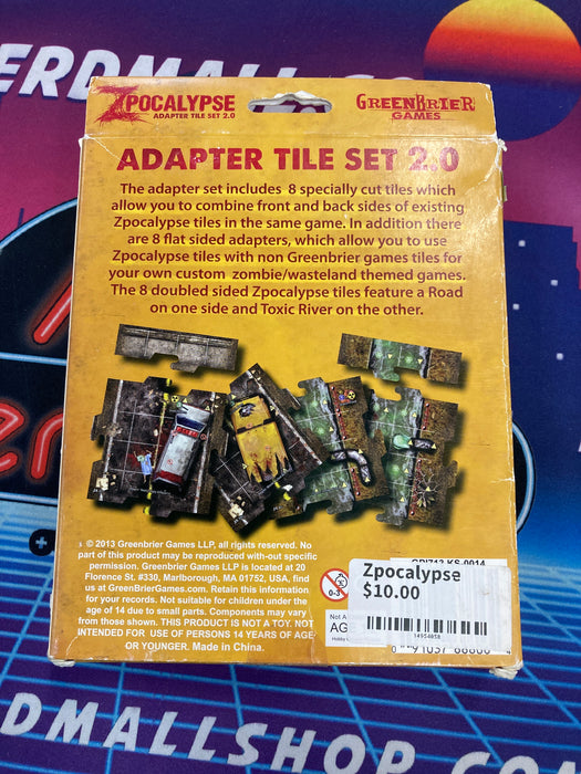 Zpocalypse Adapter Tile Set 2.0