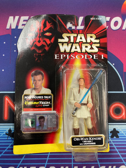 Hasbro Star Wars Episode 1 Obi-Wan Kenobi Jedi Duel With Lightsaber