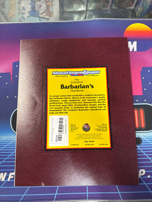 Advanced Dungeons & Dragons SC The Complete Barbarian's Handbook 2148