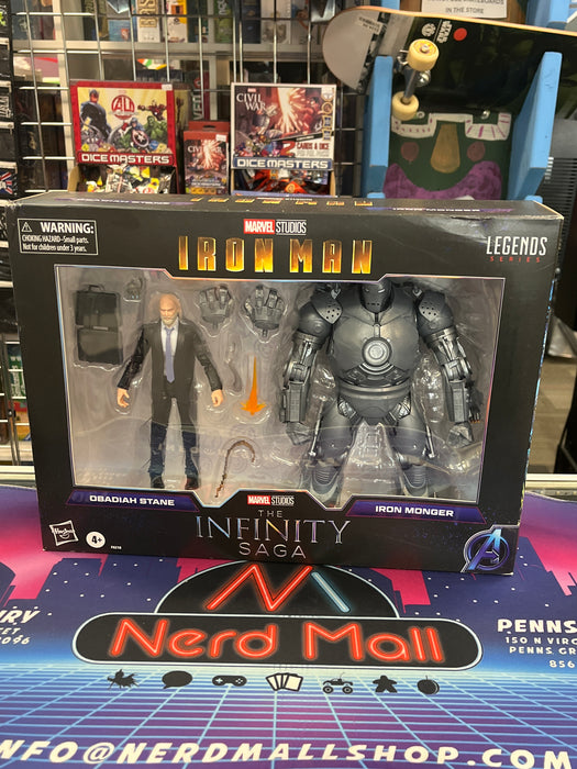 Marvel Legends Series 6-Inch Obadiah Stane and Iron Monger