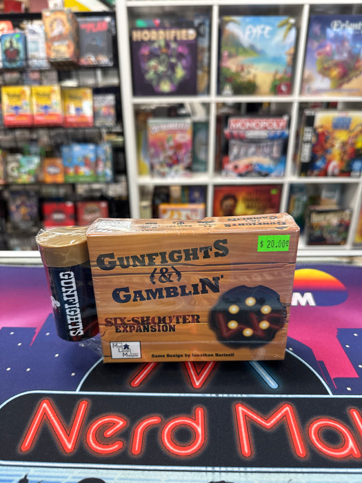 Gunfights & Gamblin' Six-Shooter Exp w/Shotgun Shell (Sealed)
