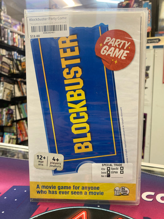 Blockbuster Party Game