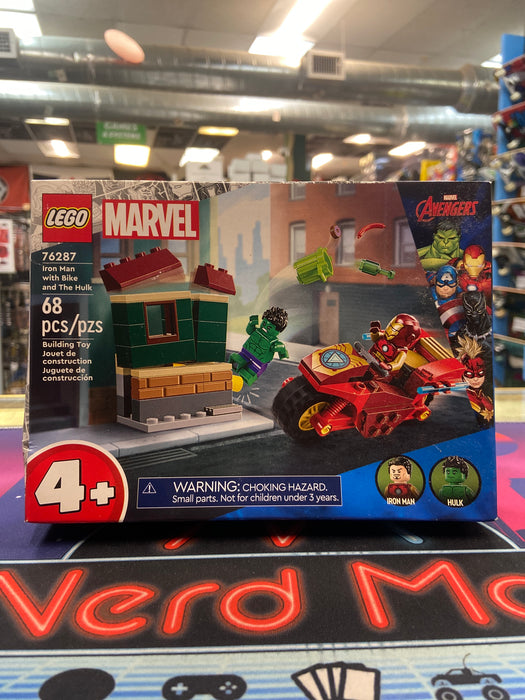 LEGO Marvel: Iron Man with Bike and the Hulk 76287