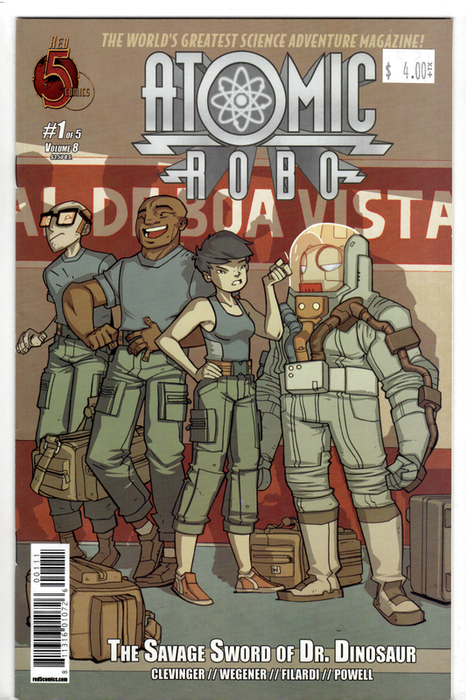 Atomic Robo – The Savage Sword of Dr. Dinosaur (Vol. 8) #1 (of 5)