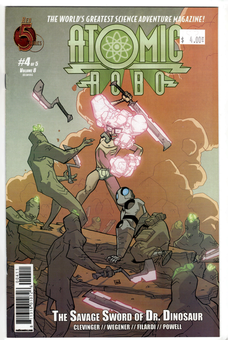 Atomic Robo: The Savage Sword of Dr. Dinosaur #4 (of 5)