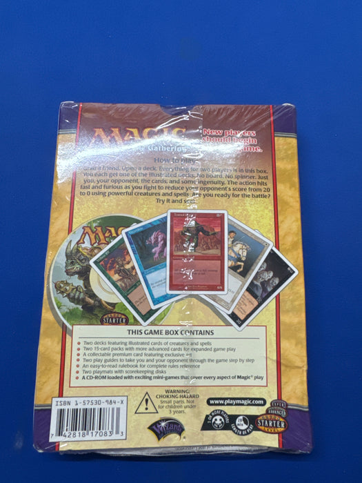 Magic The Gathering Starter Deck With CD-Rom Set - BRAND NEW SEALED VTG 2000