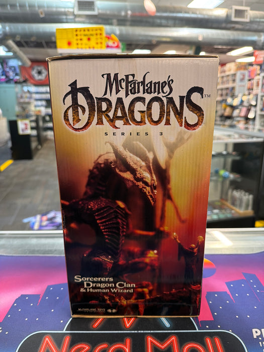 McFarlane's Dragons Sorcerers Dragon Clan & Human Wizard