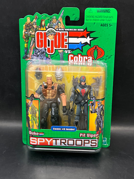 GI Joe vs. Cobra: Spy Troops Duke & Pit Viper 2-Pack