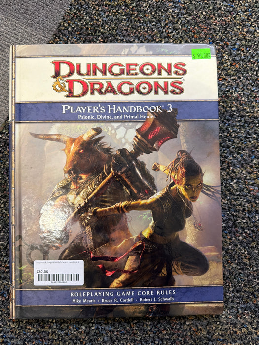 Dungeons & Dragons (4th Ed) Player's Handbook 3