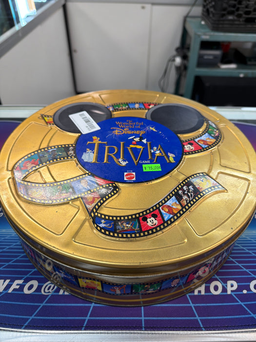 Wonderful World of Disney Trivia (Gold Round Tin)