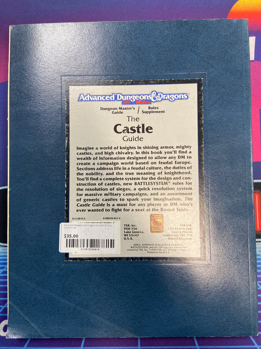 Advanced Dungeons & Dragons (2nd Ed) SC The Caste Guide