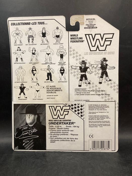 Hasbro WWF Undertaker BWR Card [Non English]