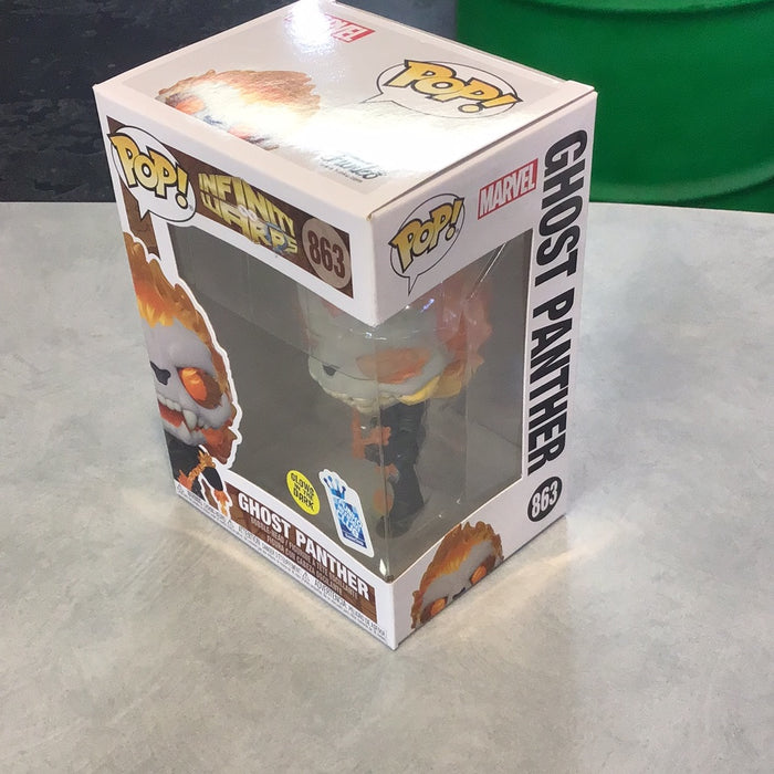POP Marvel: Infinity Warps - Ghost Panther (GITD) [Funko Insider Club Excl.]
