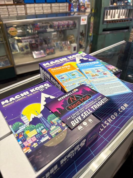 Machi Koro Bright Lights Big City w/ Harbor & MIllionaire Exps