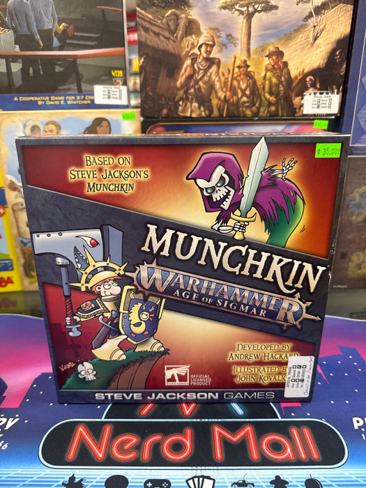 Munchkin Warhammer Age of Sigmar w/Chaos and Order & Death and Destruction Exps