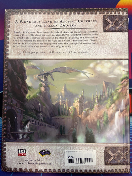 Dungeons & Dragons Forgotten Realms HC - Shining South