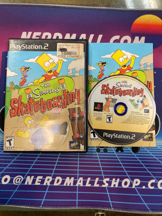 Simpsons Skateboarding