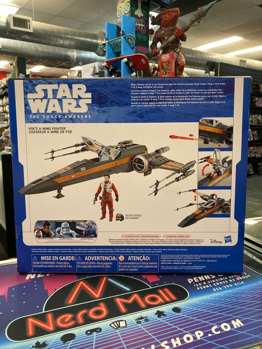 Star Wars The Force Awakens Poe's X-Wing Fighter w/ Poe Dameron