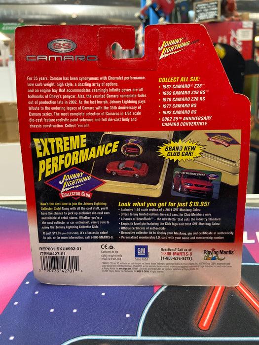 2002 Johnny Lightning 1967 Cheverolet Camaro Z28 SS