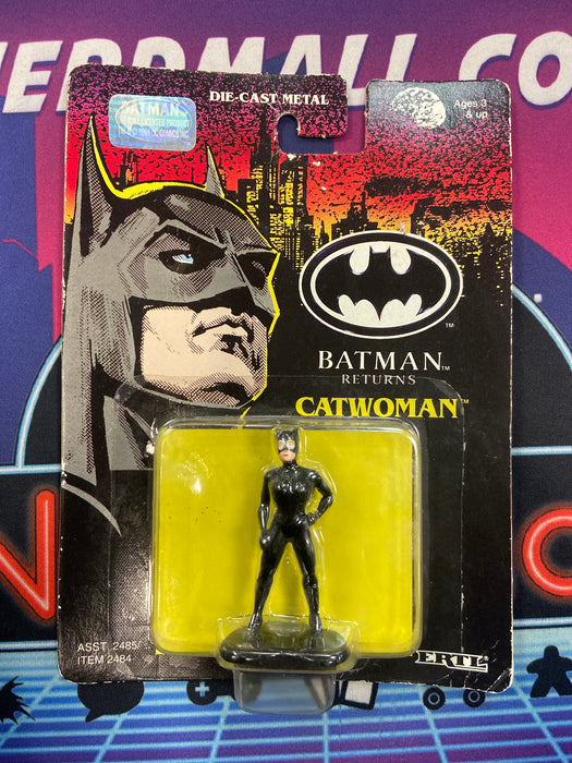 1992 ERTL Batman Returns Catwoman Die Cast Action Figure