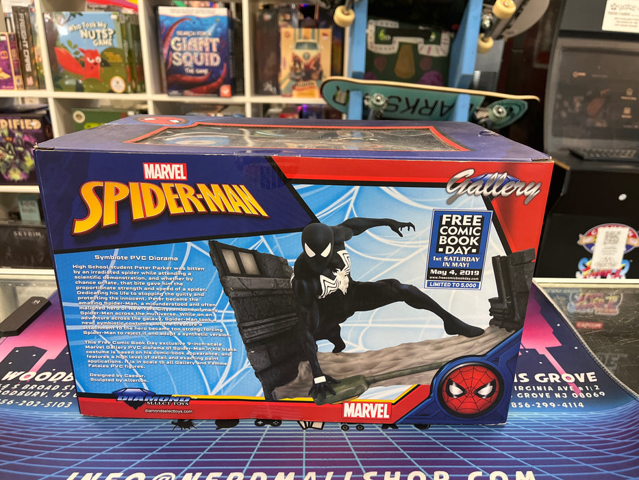 Marvel Gallery Fcbd Exclusive Symbiote Spider-man Figure Pvc Diorama
