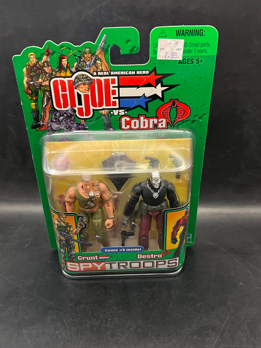 GI Joe vs. Cobra: Spy Troops Grunt & Destro 2-Pack