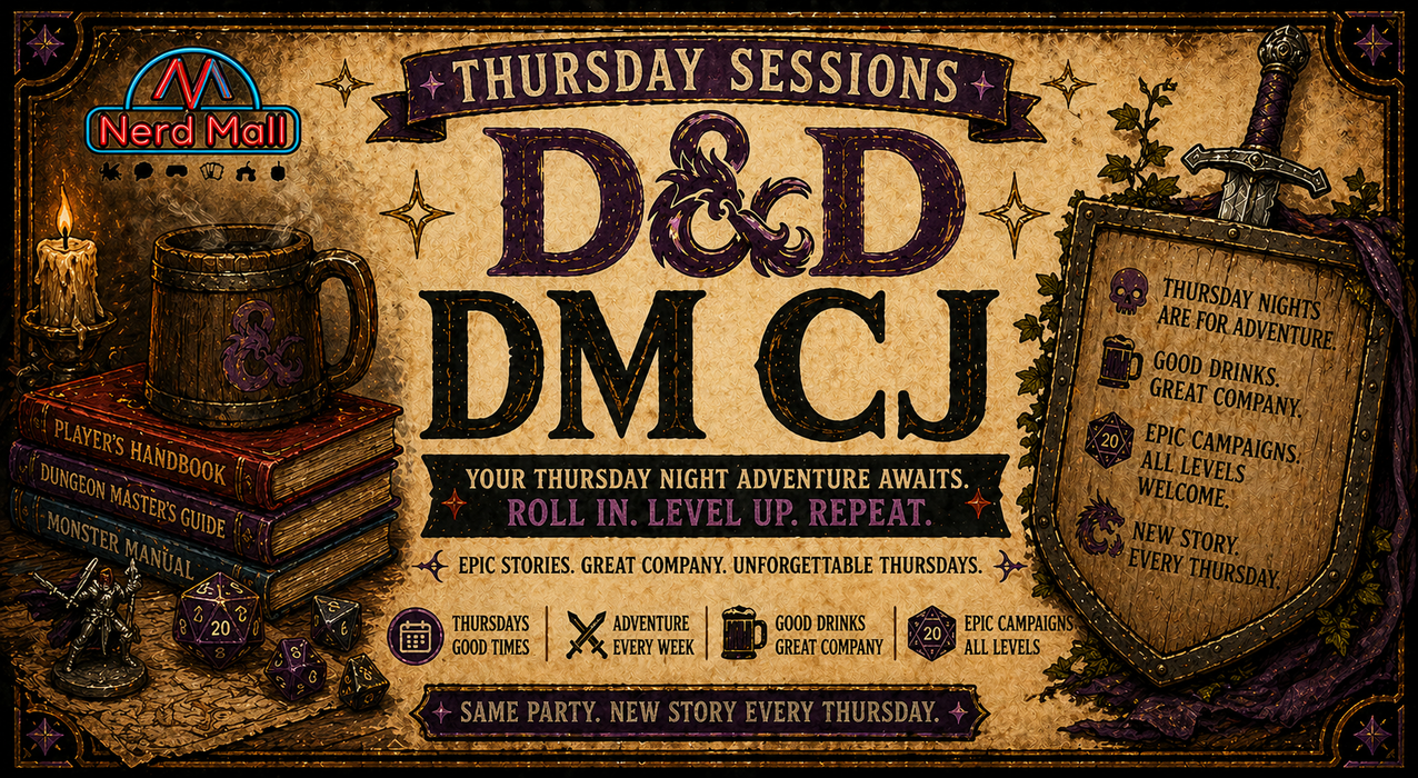 D&D AO (18+) THURS Res 5/21/26 with CJ