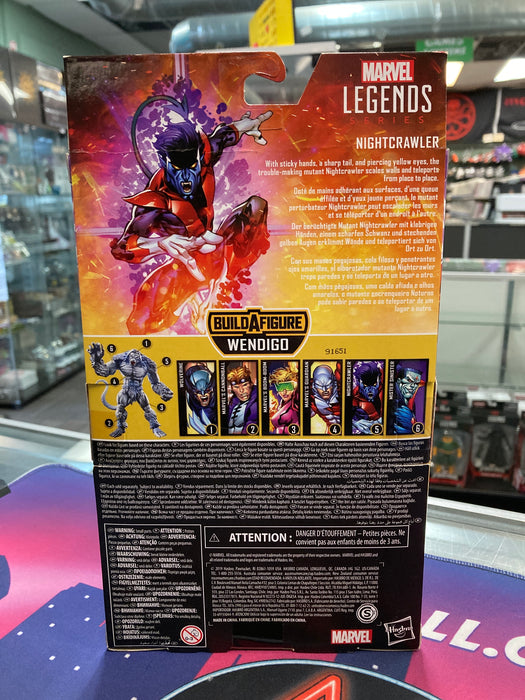 Marvel Legends Nightcrawler (BAF Wendigo)