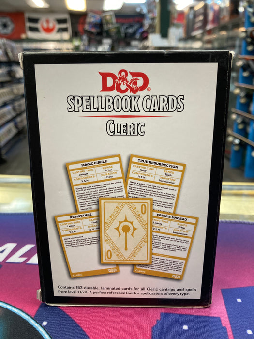 D&D Spellbook Cards: Cleric