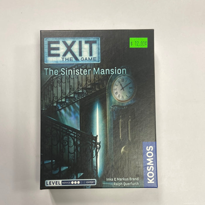 Exit the Game Sinister Mansion