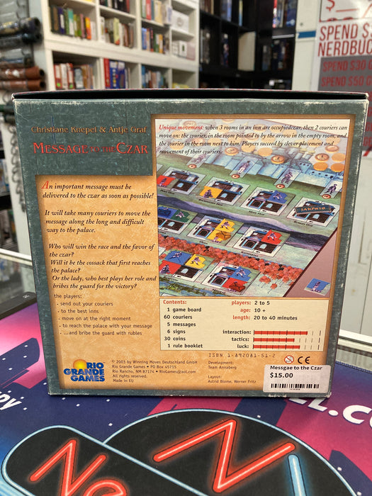 Message to the Czar