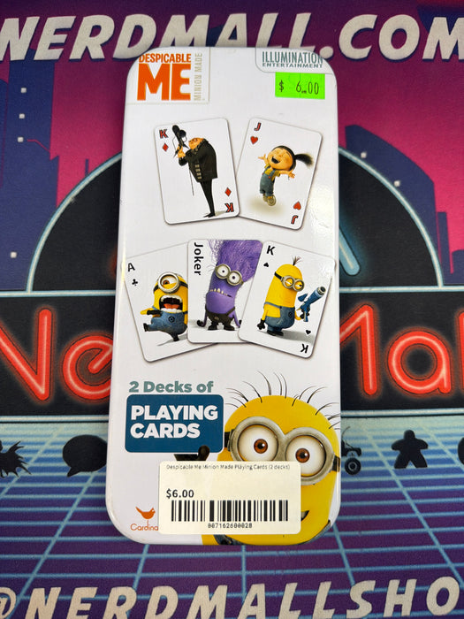 Despicable Me Minion Made Playing Cards (2 decks)