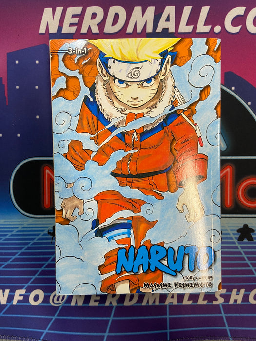 Naruto 3-in-1 (Vol. 1, 2, 3) (Preowned)