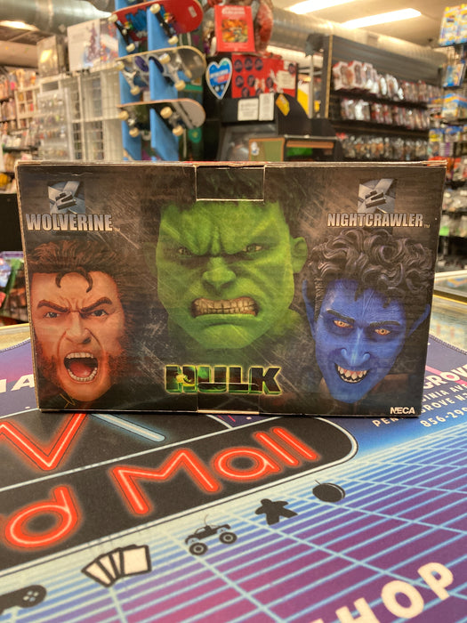 Neca Head Knocker Marvel Wolverine Hulk Nightcrawler (2003)