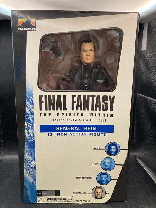 2001 Palisades Final Fantasy Spirits Within General Hein 12 Inch Action Figure