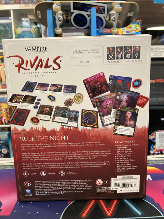 Vampire The Masquerade Rivals Expandable Card Game