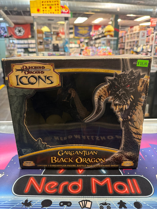 Dungeons & Dragons Icons Gargantuan Black Dragon