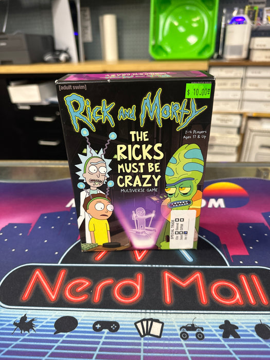 Rick & Morty The Ricks Must Be Crazy Multiverse Game (New Inside)