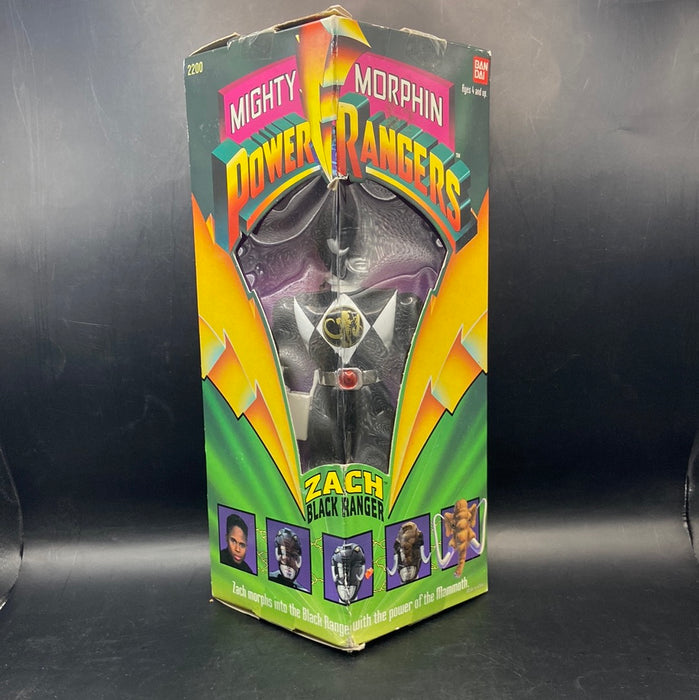 1993 Bandai Mighty Morphin' Power Rangers Zach Black Ranger
