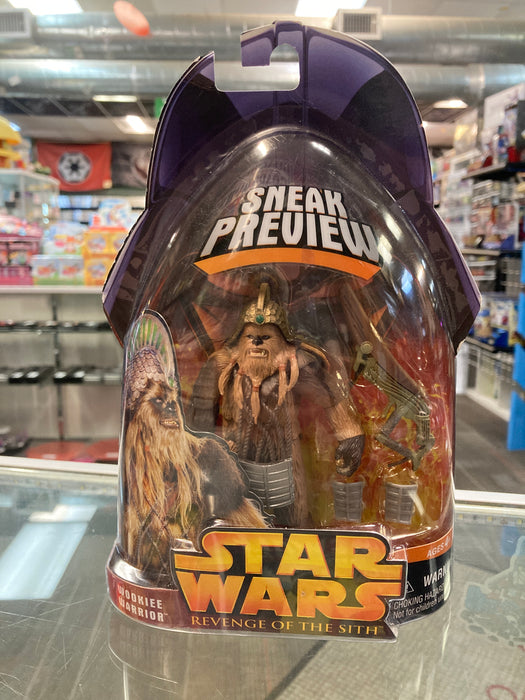 Star Wars ROTS Sneak Preview Wookiee Warrior Figure