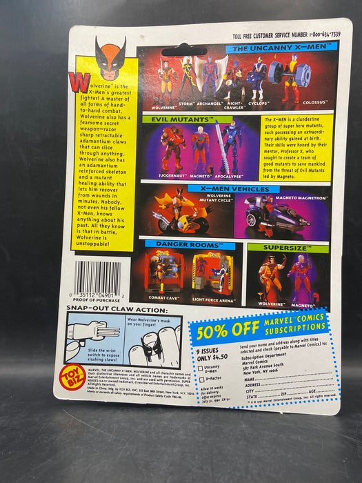 1991 ToyBiz Marvel Uncanny X-Men Wolverine