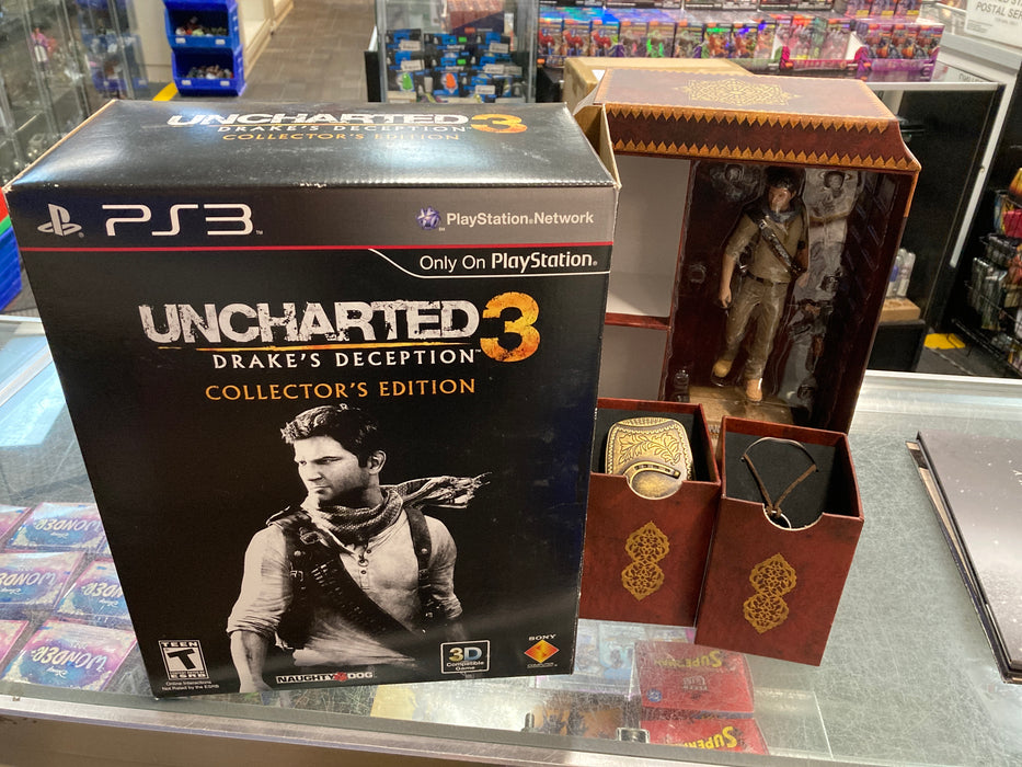 Uncharted 3 Drake's Deception PS3 Collectors Edition CIB