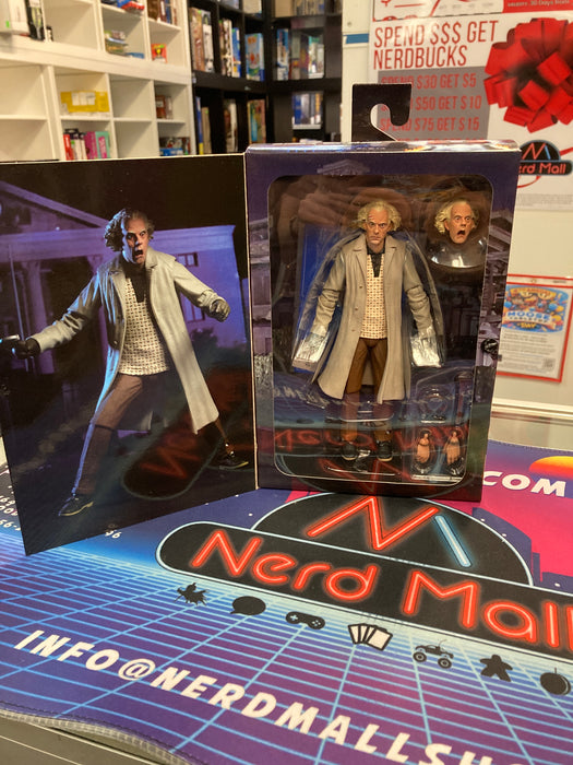 NECA Back to the Future Ultimate Doc Brown 7 inch Action Figure 35th Anniversary