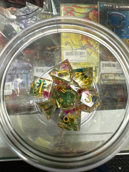 Deluxe Resin Floating Item Dice Sets 7pc (Resin)