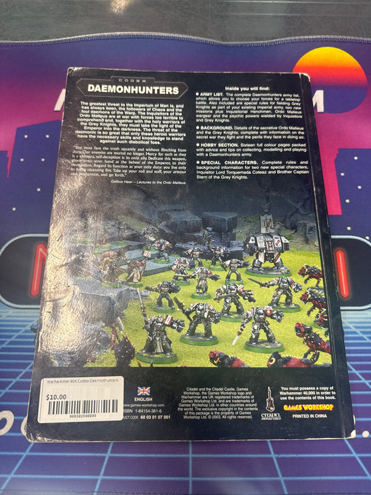Warhammer 40K Codex Daemonhunters